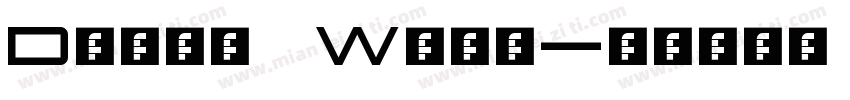 Druuk Wide字体转换